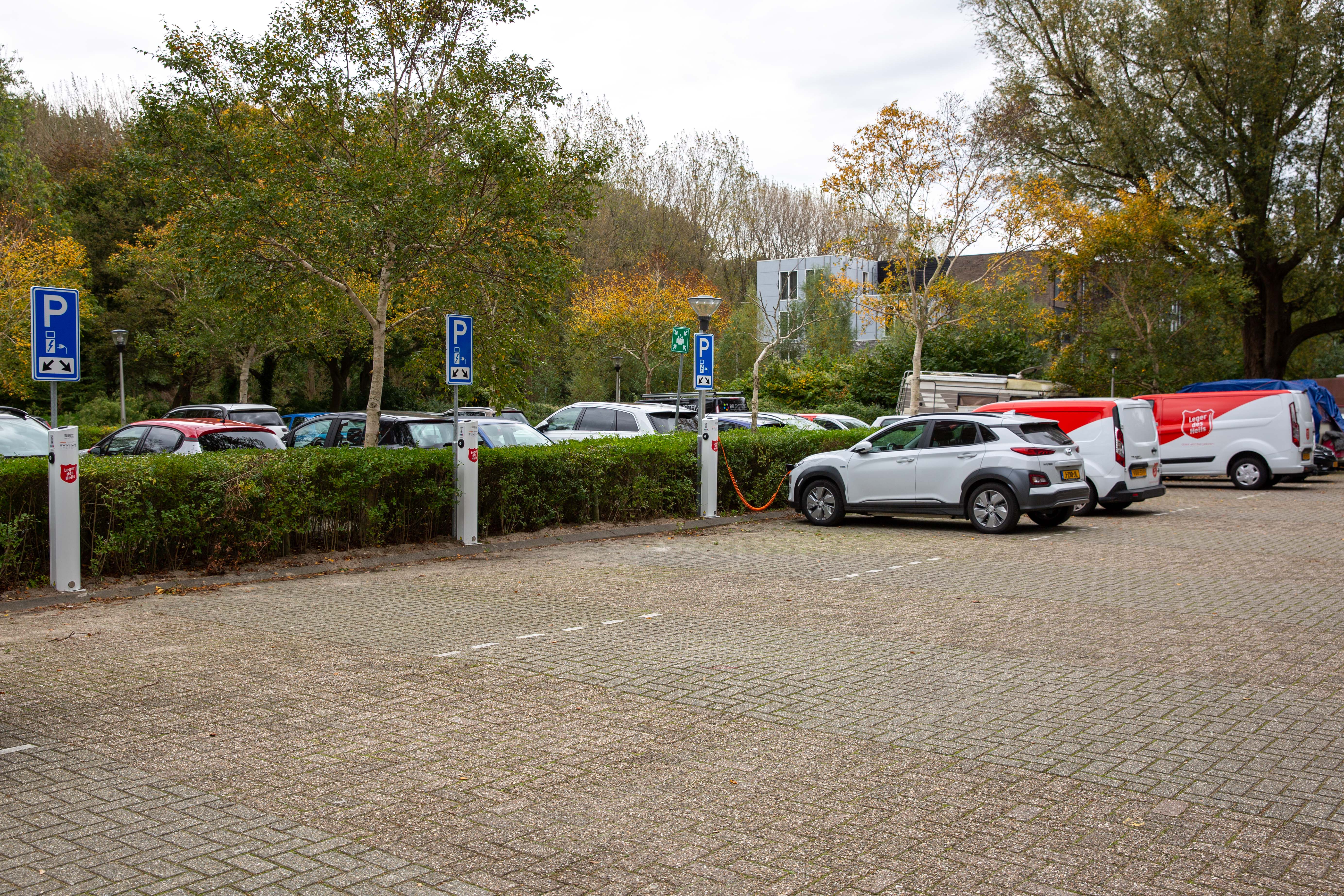 Leger des Heils locatie Amsterdam laadpalen